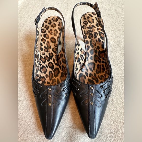 Dolce and Gabbana, Black Strappy Heels with Studs. size 7.5/size 37 Gorgeous! - Picture 6 of 16